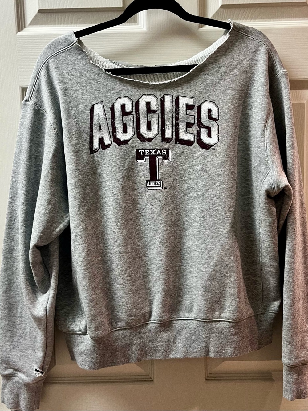 Adidas Gray Texas Aggies Crewneck Sweatshirt